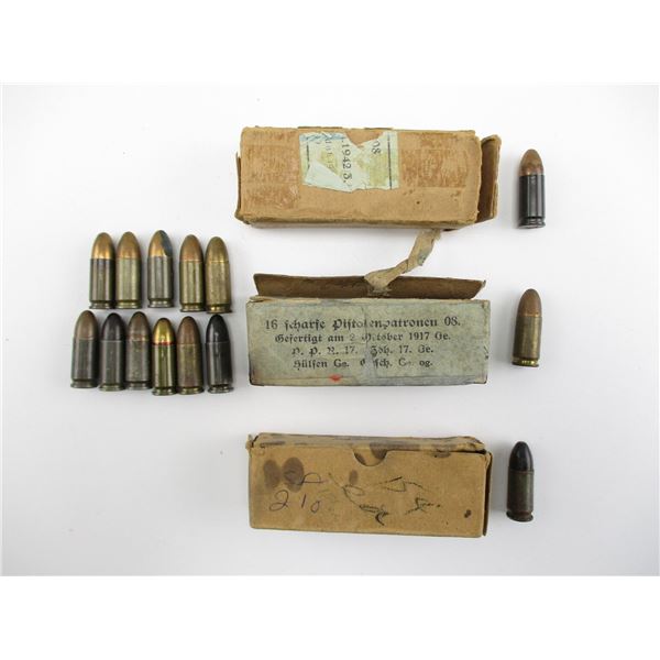 WWII GERMAN 9MM LUGER AMMO