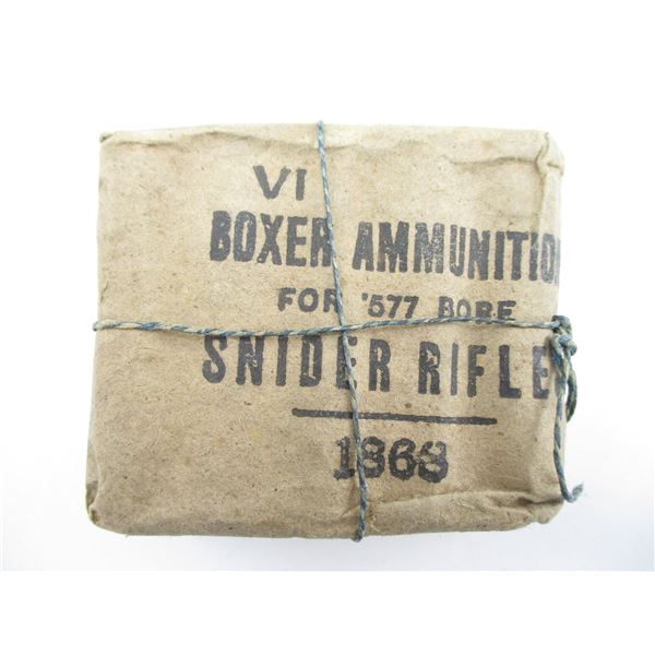 MILITARY BOXER SNIDER .577 AMMO