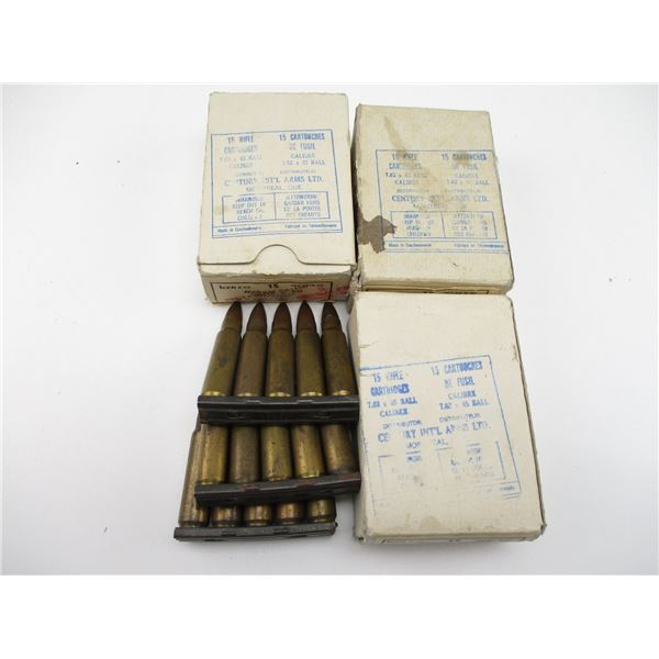 CZECH 7.62X45 VZ52 MILITARY AMMO