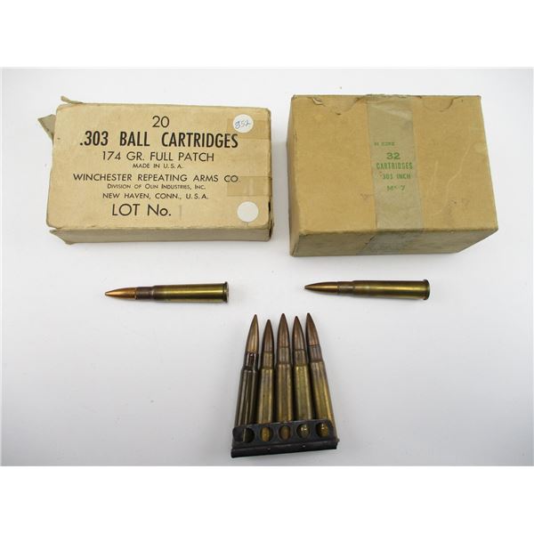 ASSORTED .303 BRITISH AMMO