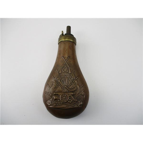VINTAGE COLTS PATENT POWDER FLASK