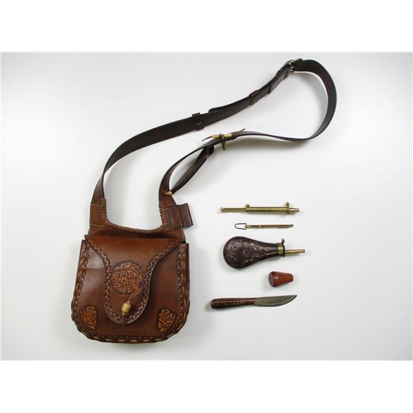 LEATHER POSSIBLES BAG