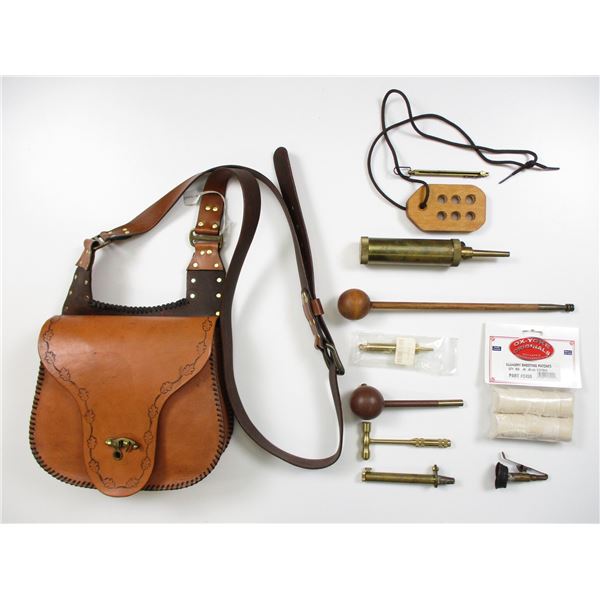 LEATHER POSSIBLES BAG