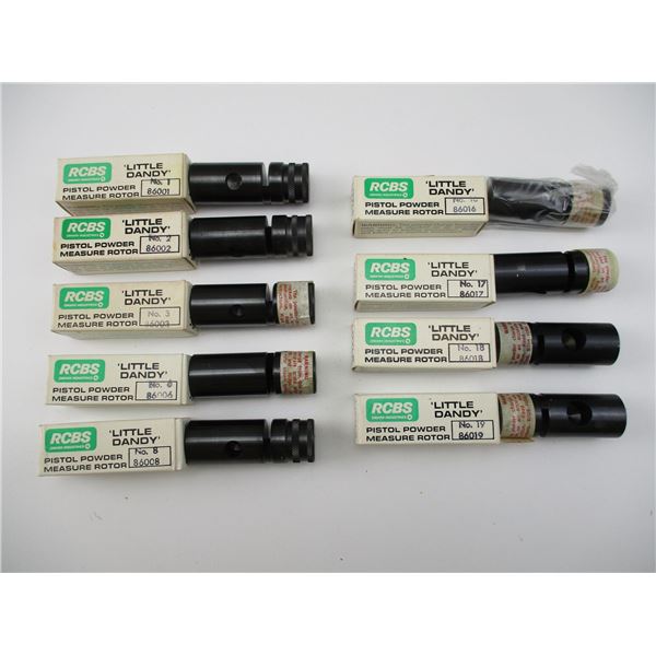 RCBS PISTOL POWDER MEASURE ROTORS