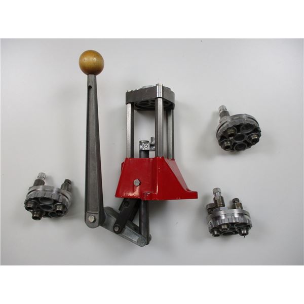LEE TURRET PRESS AND TURRETS LOT