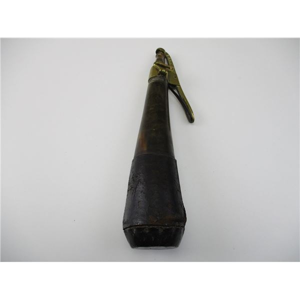 VINTAGE HORN POWDER FLASK