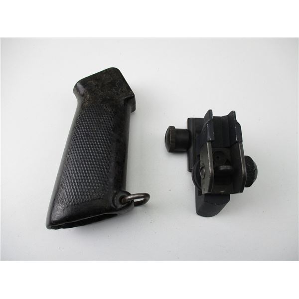 AR-15 PISTOL GRIP & REAR SIGHT