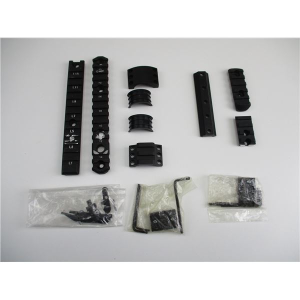 ASSORTED PICATINNY RAILS ETC