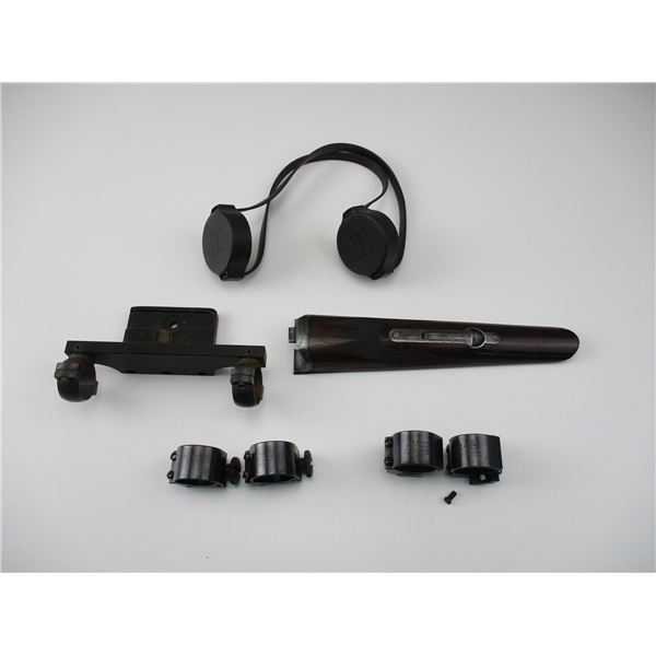 ASSORTED SCOPE RINGS ETC