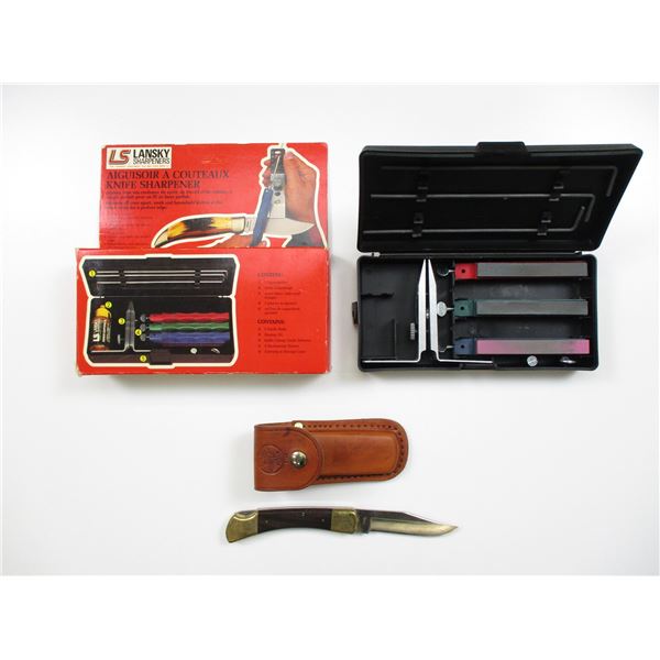 FOLDING KNIFE & SHARPENING KIT