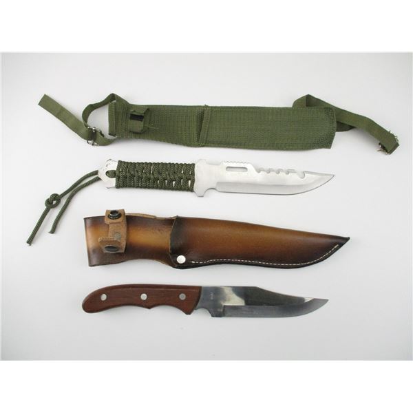 ASSORTED HUNTING KNIVES