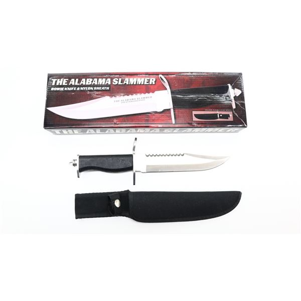 STAINLESS STEEL BOWIE KNIFE
