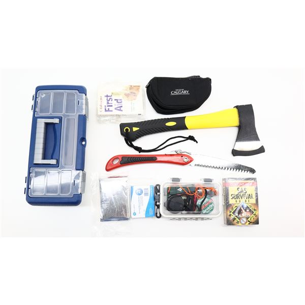 CAMPING KIT WITH HATCHET