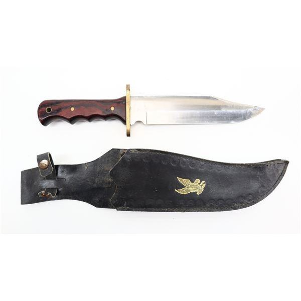 STAINLESS STEEL BOWIE KNIFE
