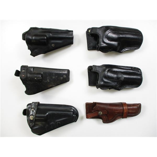 ASSORTED REVOLVER HOLSTERS