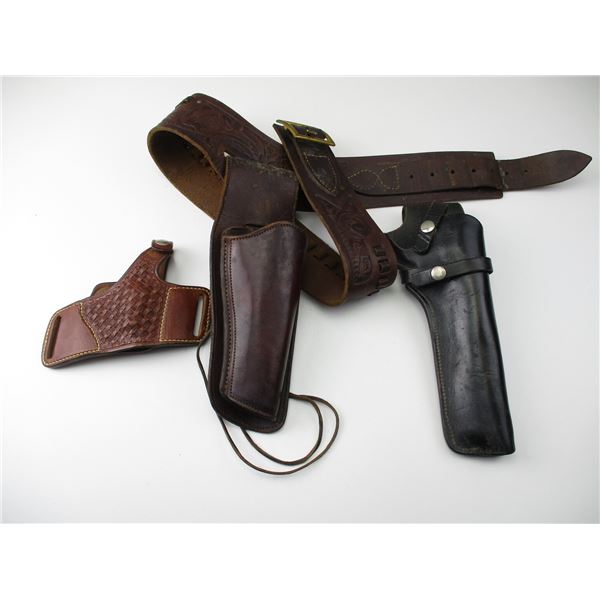 ASSORTED LEATHER HOLSTERS