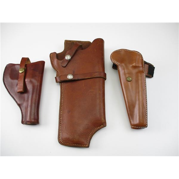 ASSORTED REVOLVER STYLE HOLSTERS