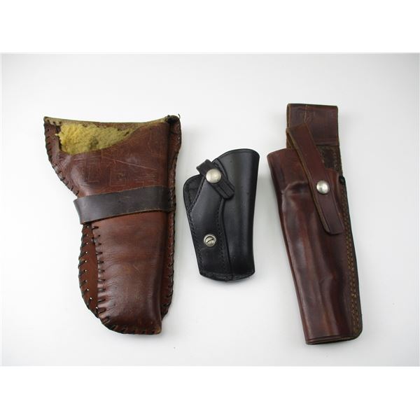 ASSORTED LEATHER HOLSTERS