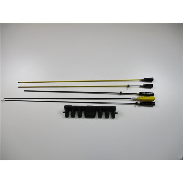 ASSORTED RIFLE CLEANING RODS