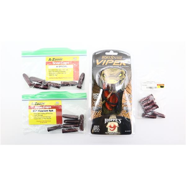 .357 BORE SNAKE & SNAPCAPS