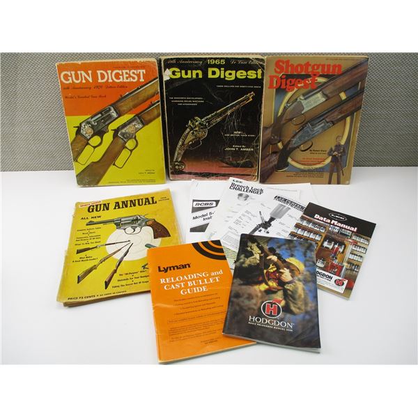 ASSORTED GUN DIGEST BOOKS ETC