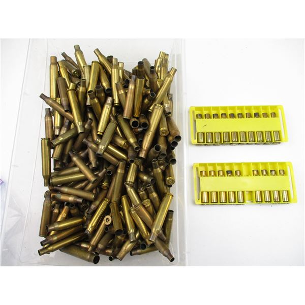 ASSORTED PRIMED/NON PRIMED RIFLE BRASS