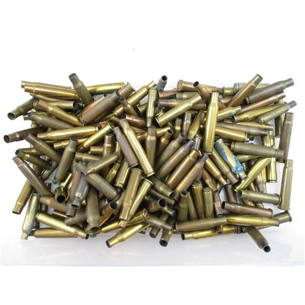 ASSORTED PRIMED/NON PRIMED RIFLE BRASS CASES