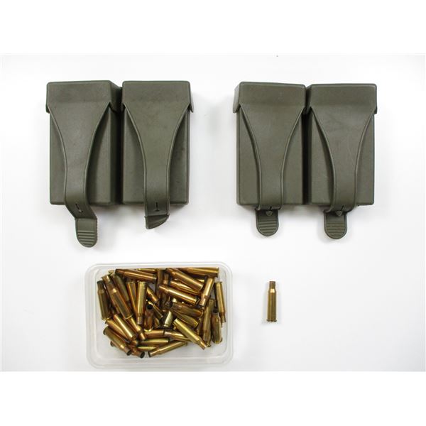 NON PRIMED BRASS/HKG3 MAG POUCH LOT