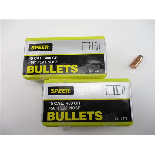 45 CAL BULLET LOT