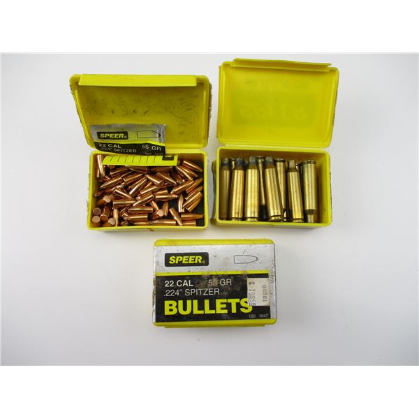 22 CAL BULLET LOT