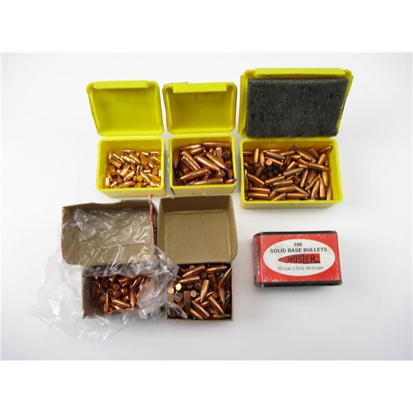 22 CAL BULLET LOT