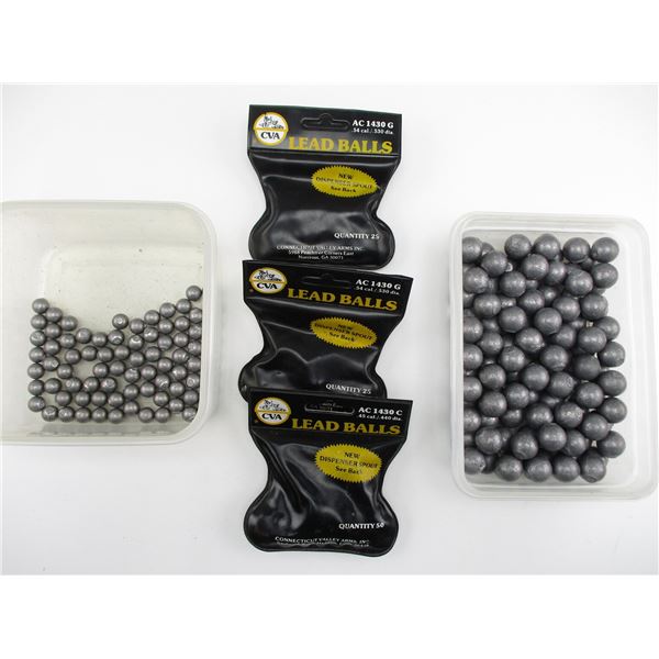 ASSORTED LEAD ROUND BALLS