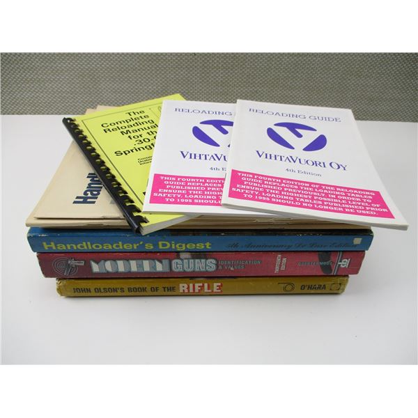 ASSORTED FIREARMS/RELOADING BOOKS