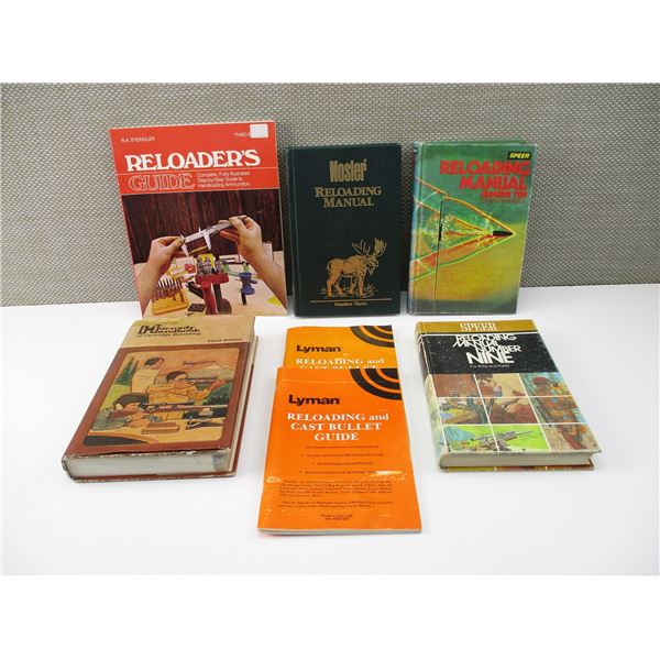 ASSORTED RELOADING BOOKS/MANUALS