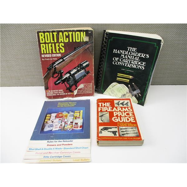 ASSORTED HANDLOADING/FIREARM BOOKS