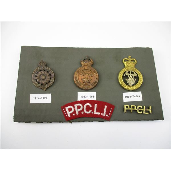 WWI-PRESENT P.P.C.L.I. BADGES