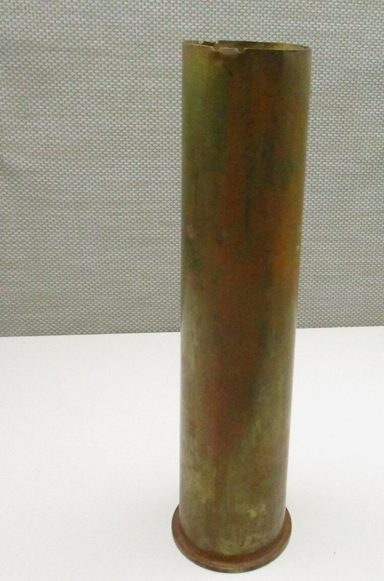 WWII BRITISH 12 PDR SHELL CASING - Switzer's Auction & Appraisal Service