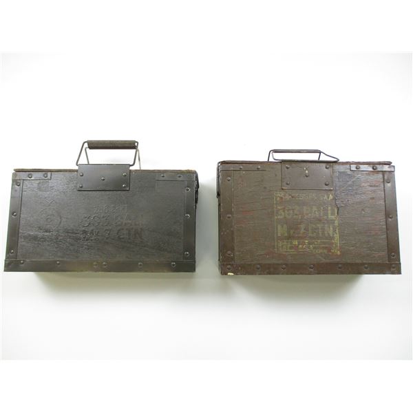 WWII/POSTWAR WOODEN AMMO BOXES