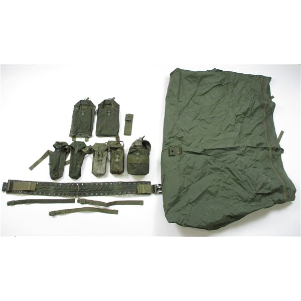 ASSORTED CANADIAN PATTERN 82 WEBBING ETC LOT