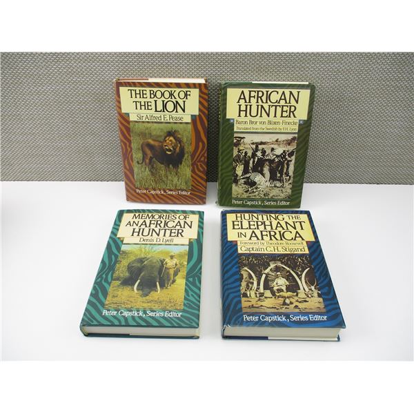 ASSORTED AFRICAN HUNTING BOOKS