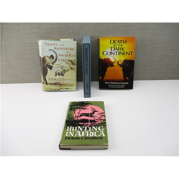 ASSORTED AFRICAN HUNTING BOOKS