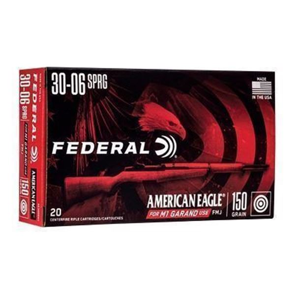 FED AM EAGLE 3006 150GR FMJ M1 - 20 Rds