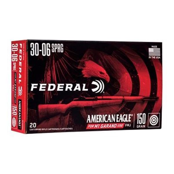 FED AM EAGLE 3006 150GR FMJ M1 - 20 Rds