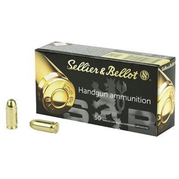 S& B 380ACP 92GR FMJ - 50 Rds