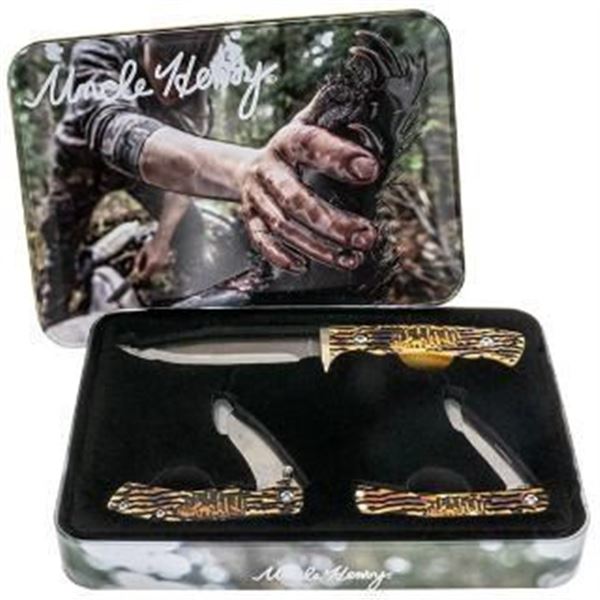 BTI UNCLE HENRY 3PC FIXED/FOLDER WOLF GIFT