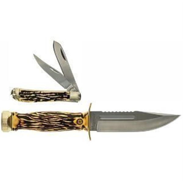 BTI UNCLE HENRY 2PC DAGGER/FOLDER COMBO