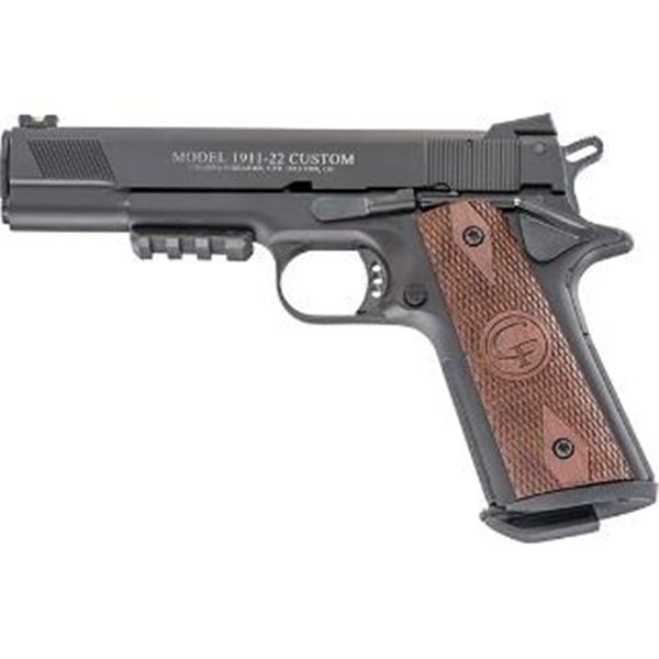 CHIAPPA 1911-22 CUSTOM 22LR 5  CHECKERED WALNUT