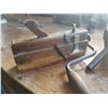 Image 2 : Antique Clamp, Hand Drill, and Wood Planer