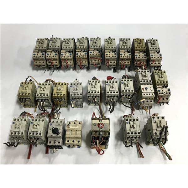 Lot of Allen Bradley Contactors / Circuit Breakers