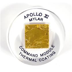 Apollo 11, 1969, FLOWN Gold Foil